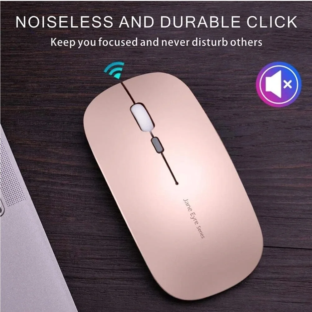 #1 Rose Gold wireless mouse